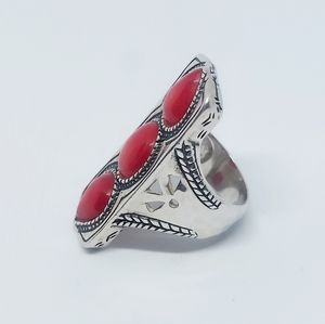 R3265 Silpada Sterling Deep Sea Ring Size 6.5